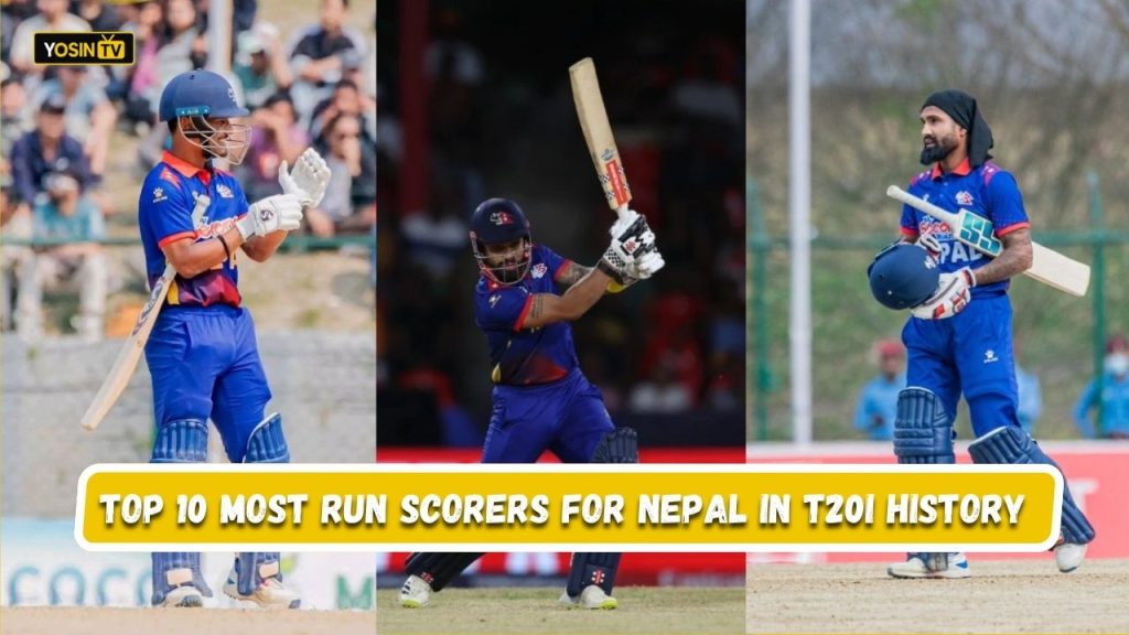 Top 10 Most Run Scorers for Nepal in T20I History