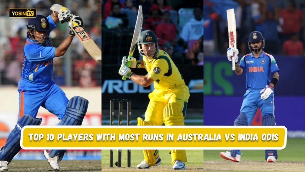 Most Runs in Australia vs India ODIs