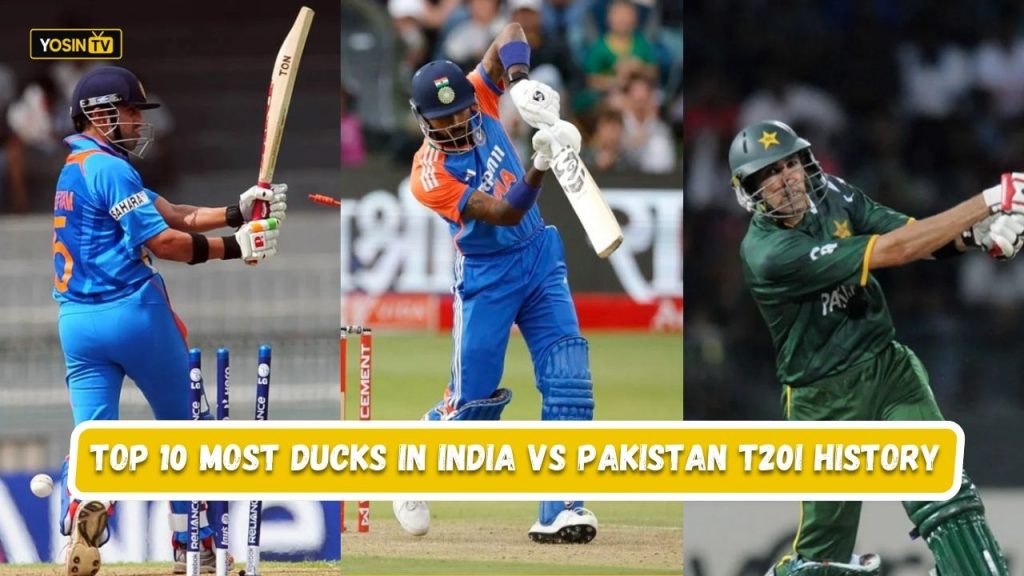 Most Ducks in India vs Pakistan T20I History